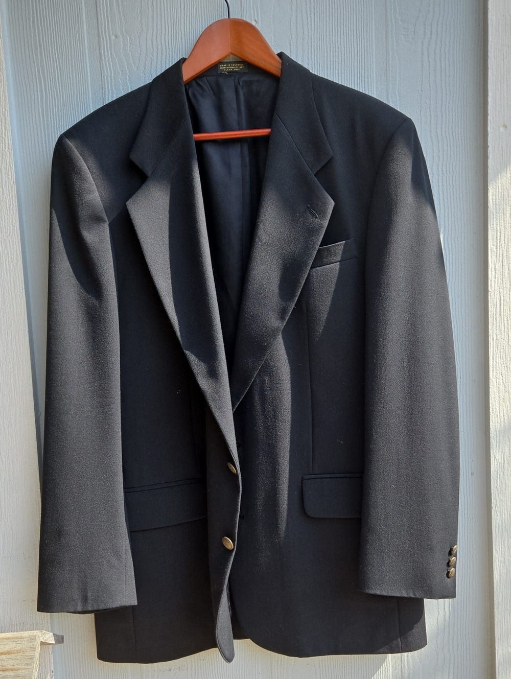 Oscar de la Renta Black Men's Sport Coat Blazer